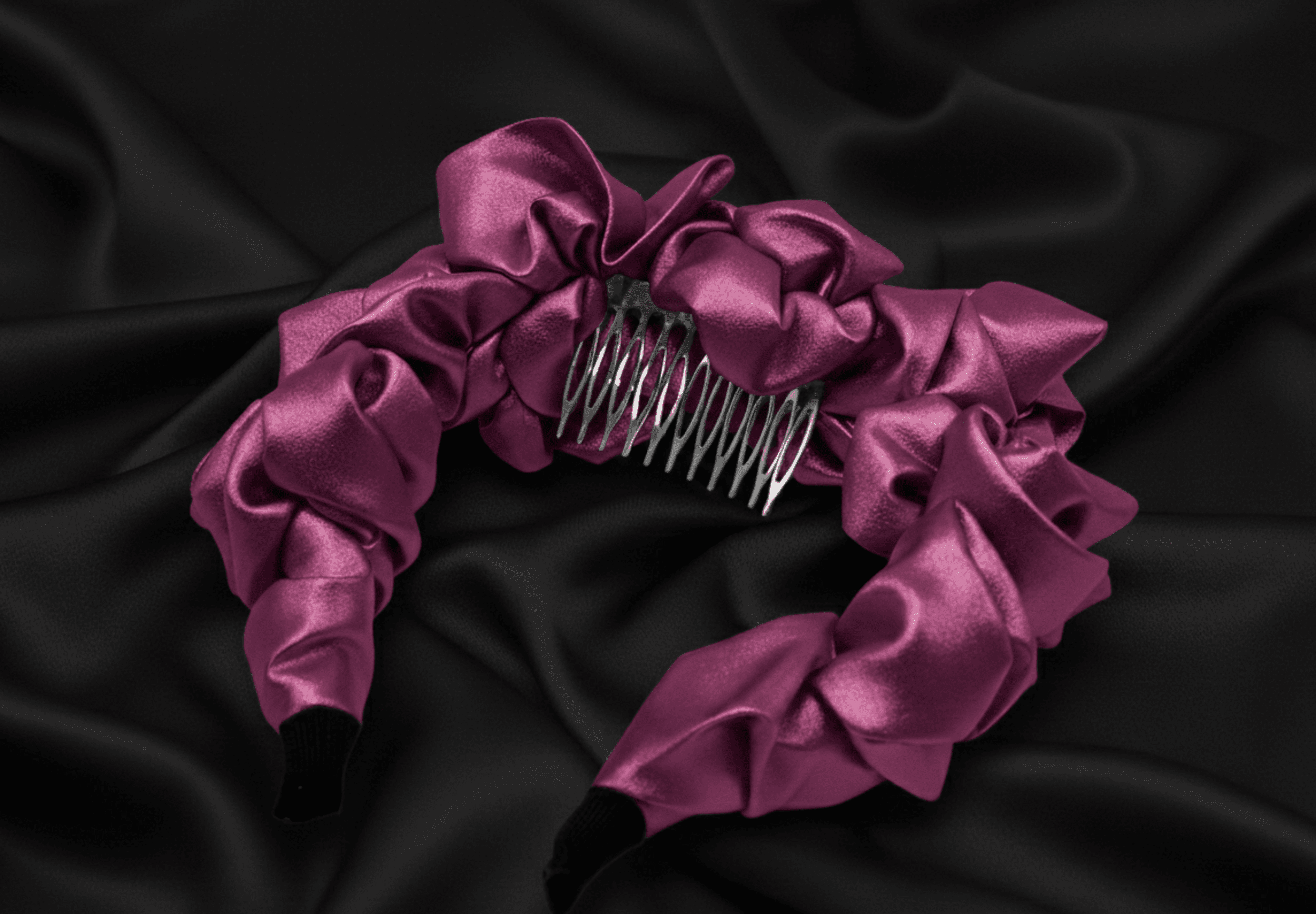 Diadema Tocado Cesária Hecha a Mano - 4