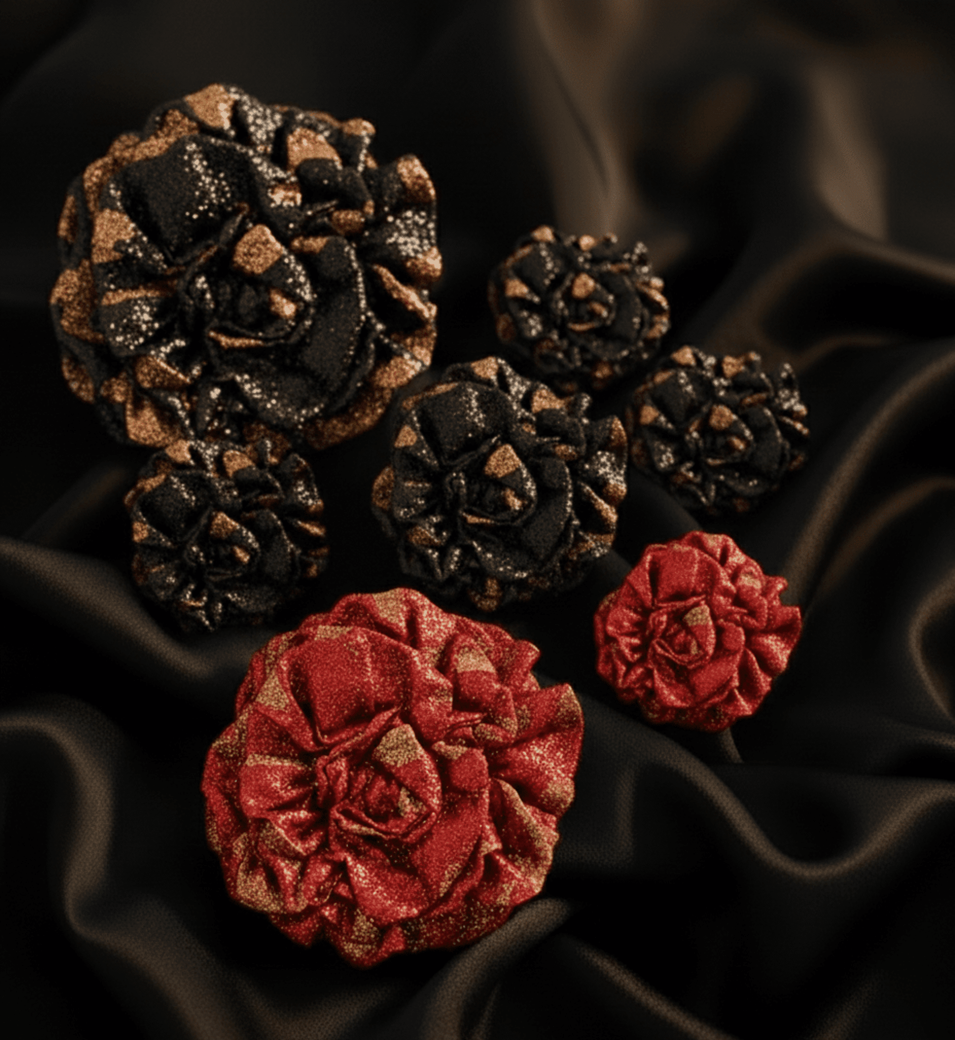 Broche Tocado Pasador Anna May Hecho a Mano - 7