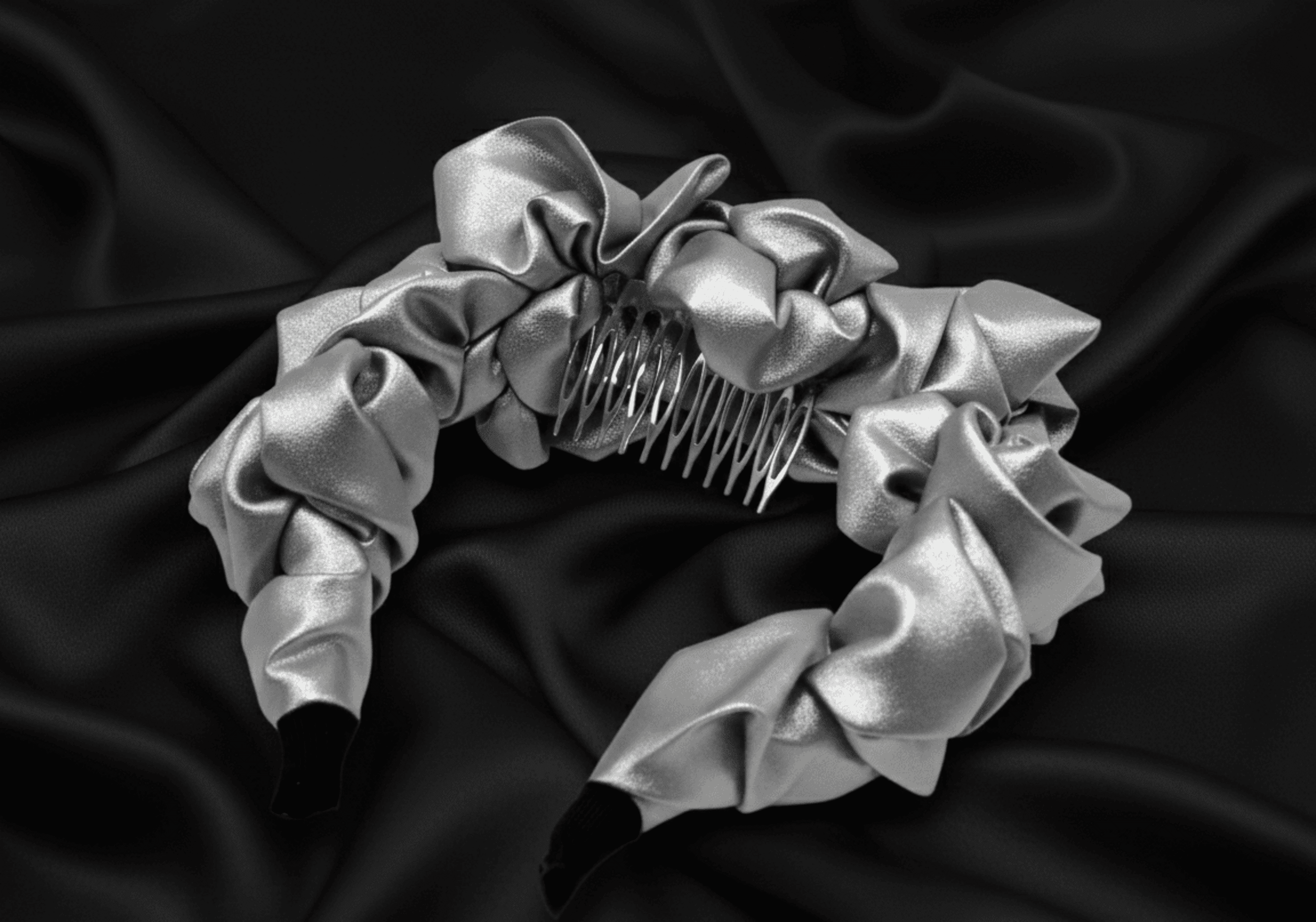 Diadema Tocado Cesária Hecha a Mano - 2