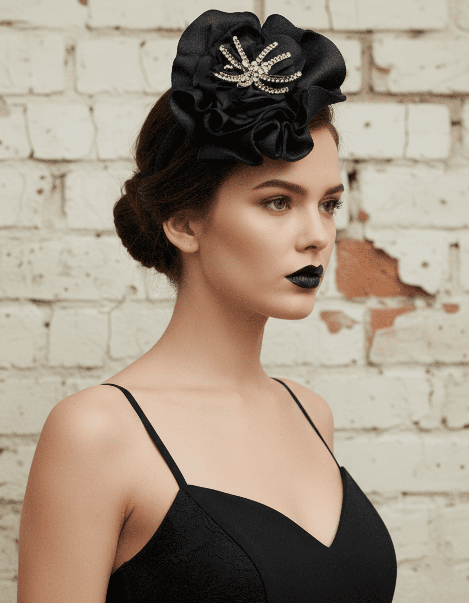 Tocado Diadema Carolyn Hecho a Mano - 2