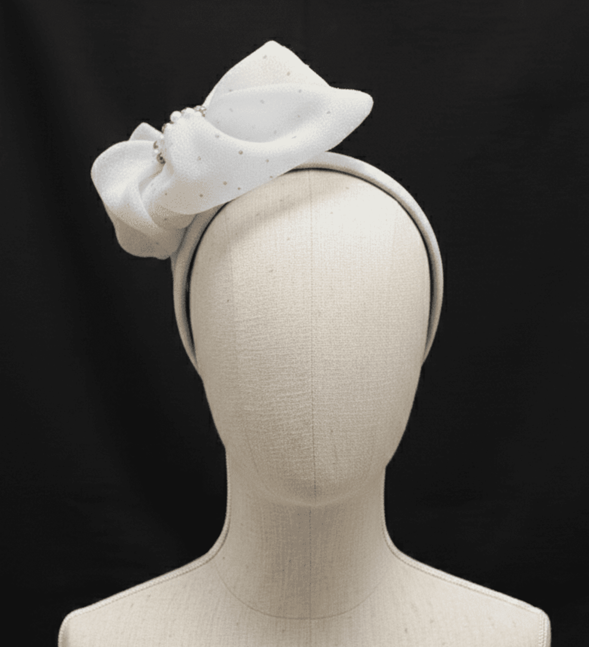 Tocado Diadema Janet  Hecho a Mano - 7