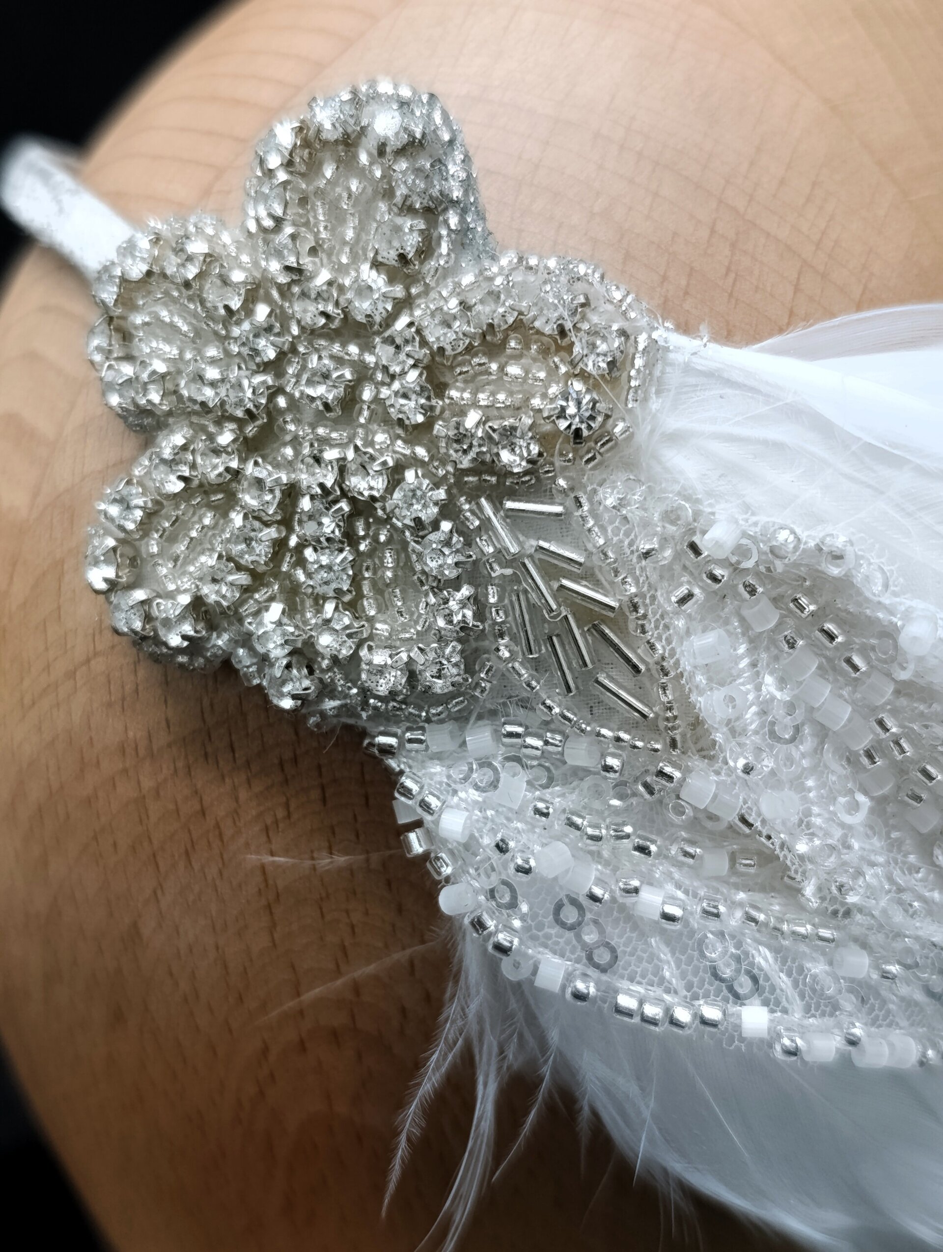 Tocado Diadema Gloria Hecho a Mano - 8