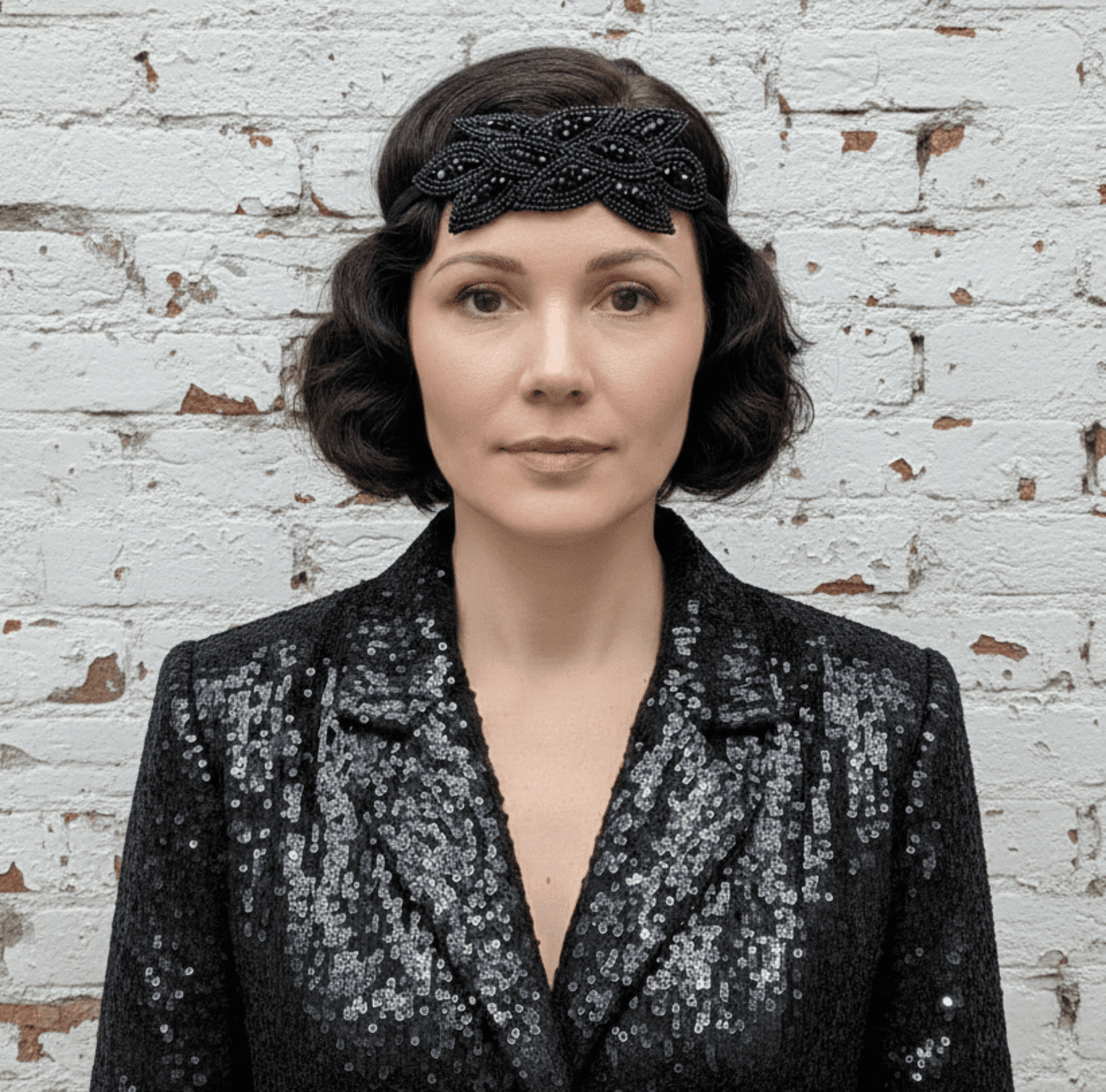 Diadema Las Hermanas Gish Realizada a Mano - 7