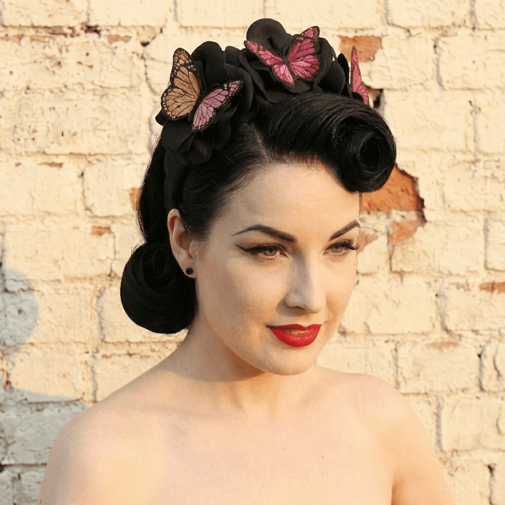 Tocado Diadema Andra Hecho a Mano - 7