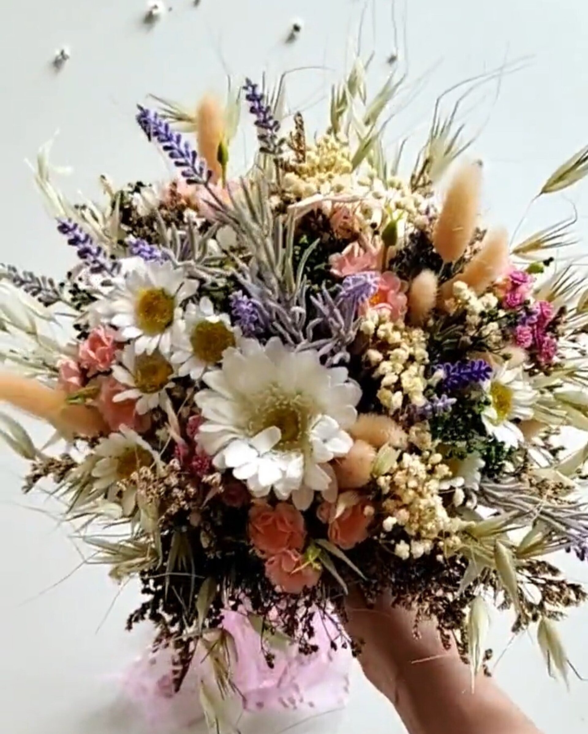 Ramo de Novia Campestre con Flores Primaverales - 3