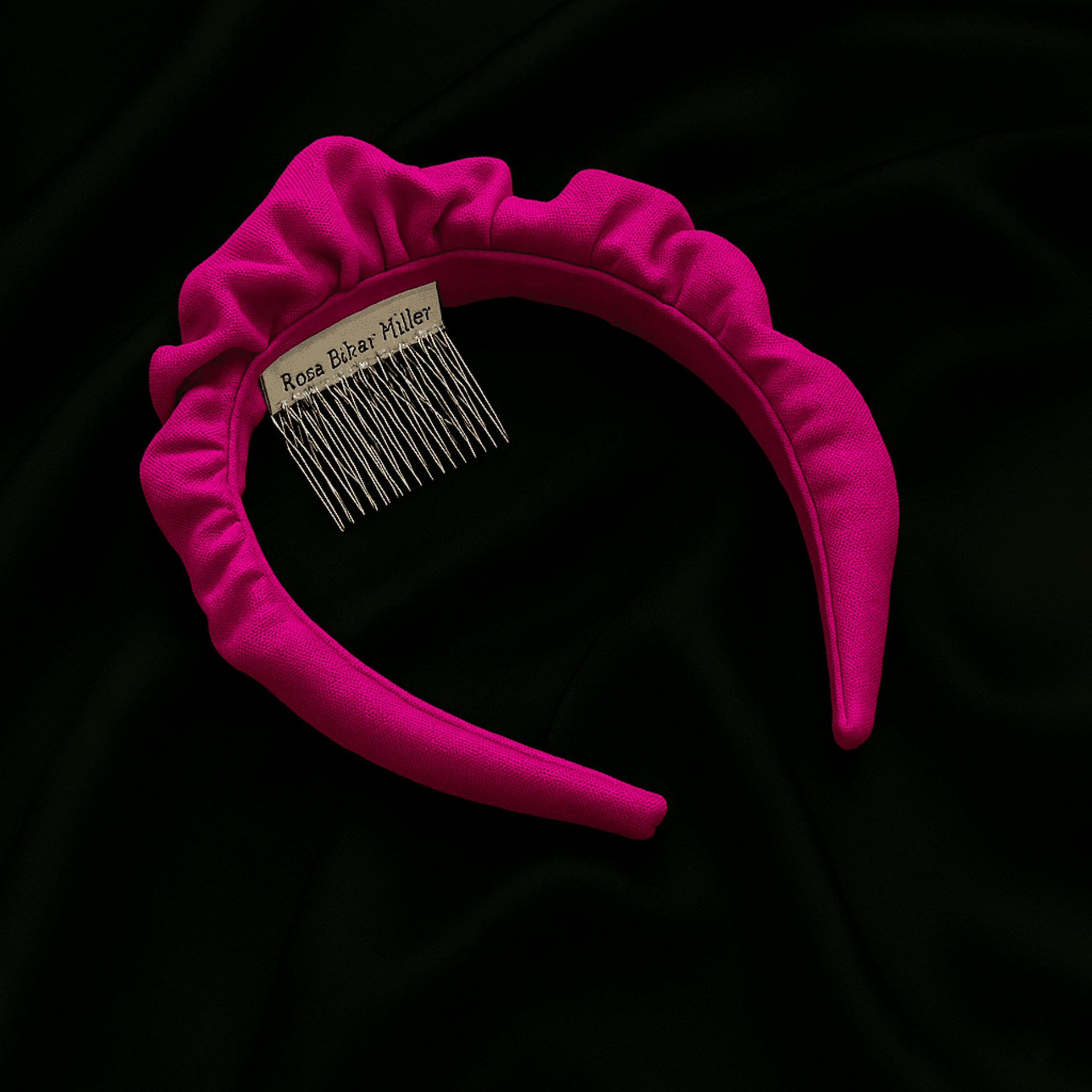 Diadema Tocado Betty Hecha a Mano - 4