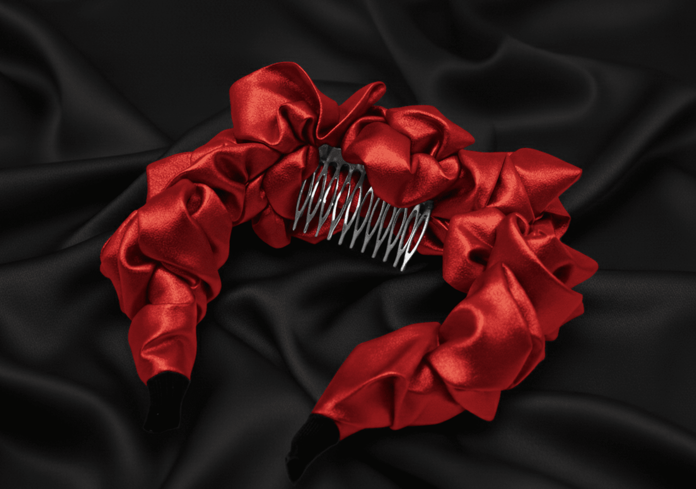 Diadema Tocado Cesária Hecha a Mano - 3