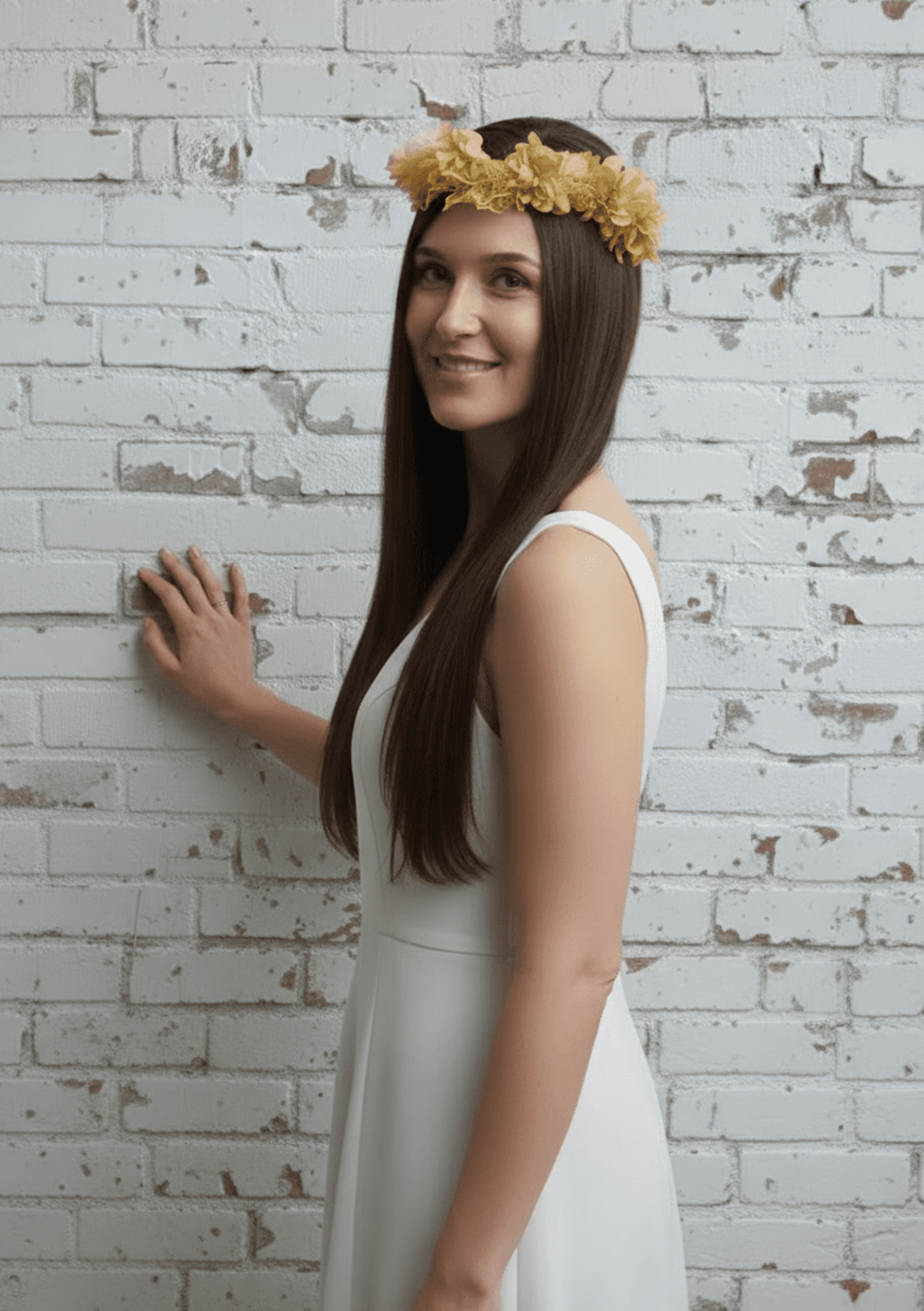 Corona Tocado Penina Hecha a Mano - 3