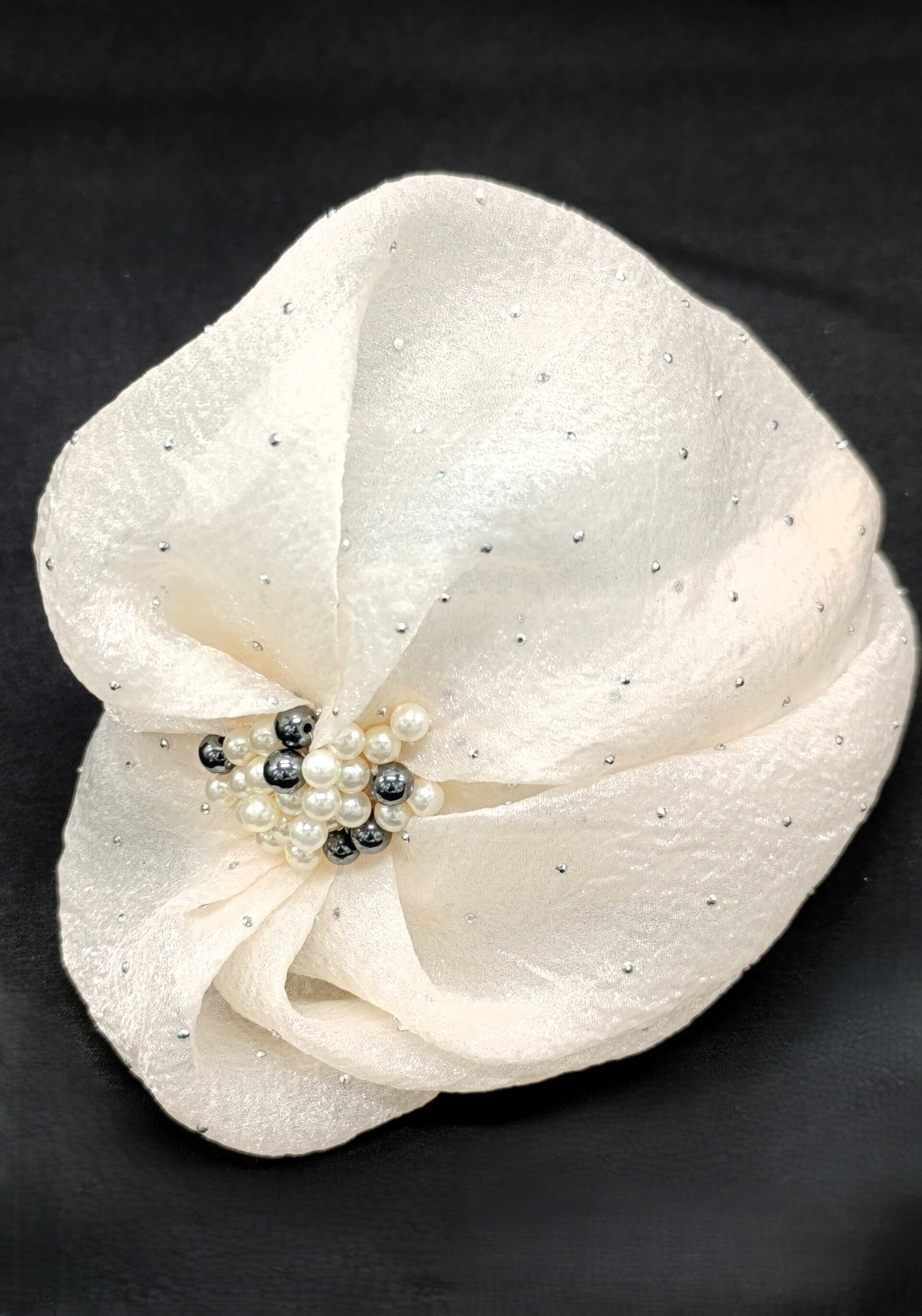 Tocado Diadema Janet  Hecho a Mano - 4