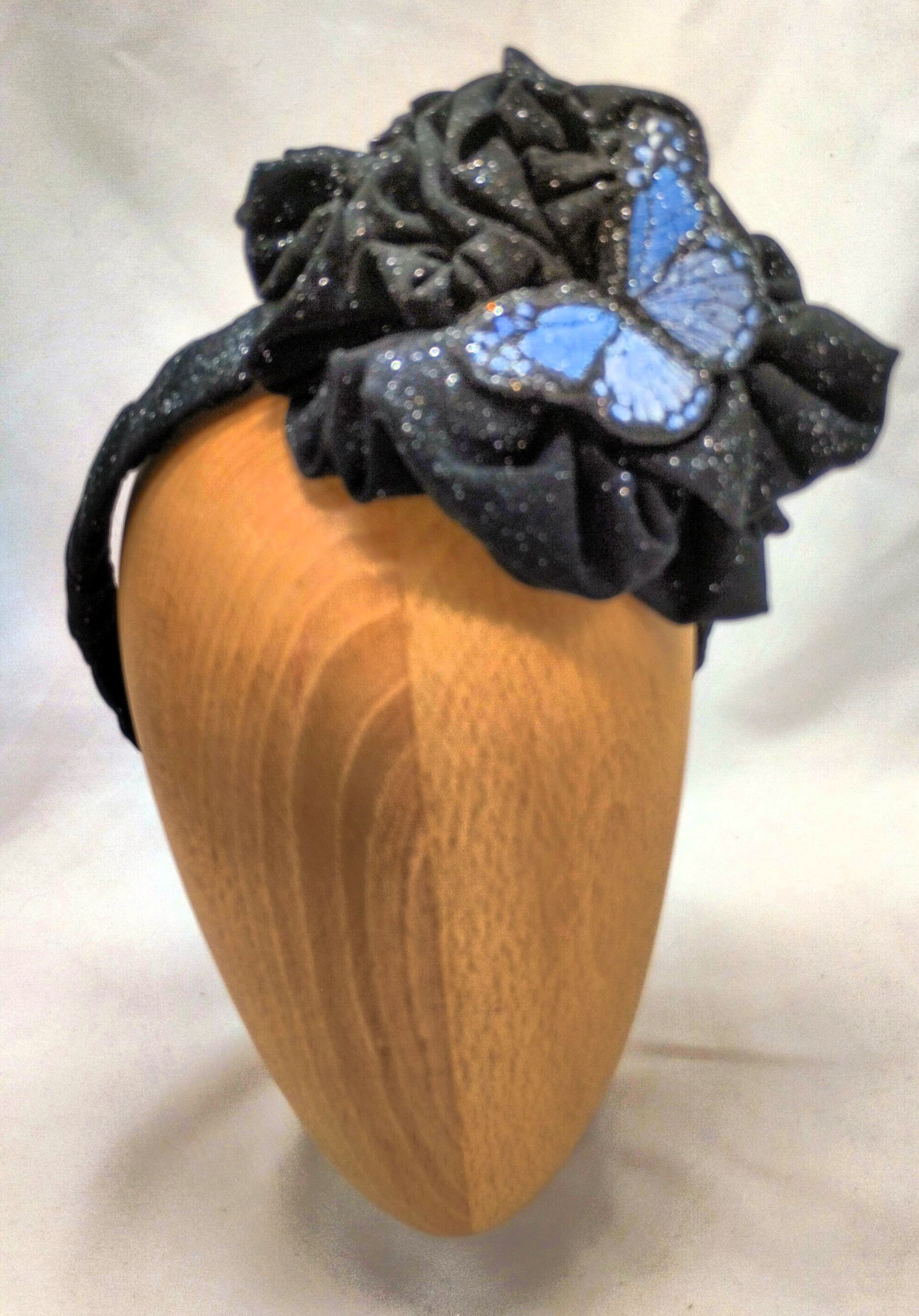 Tocado Diadema Andra Hecho a Mano - 4