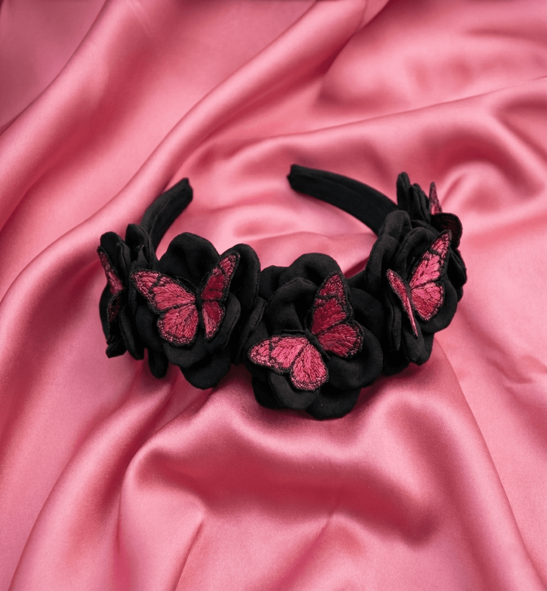 Tocado Diadema Andra Hecho a Mano - 4