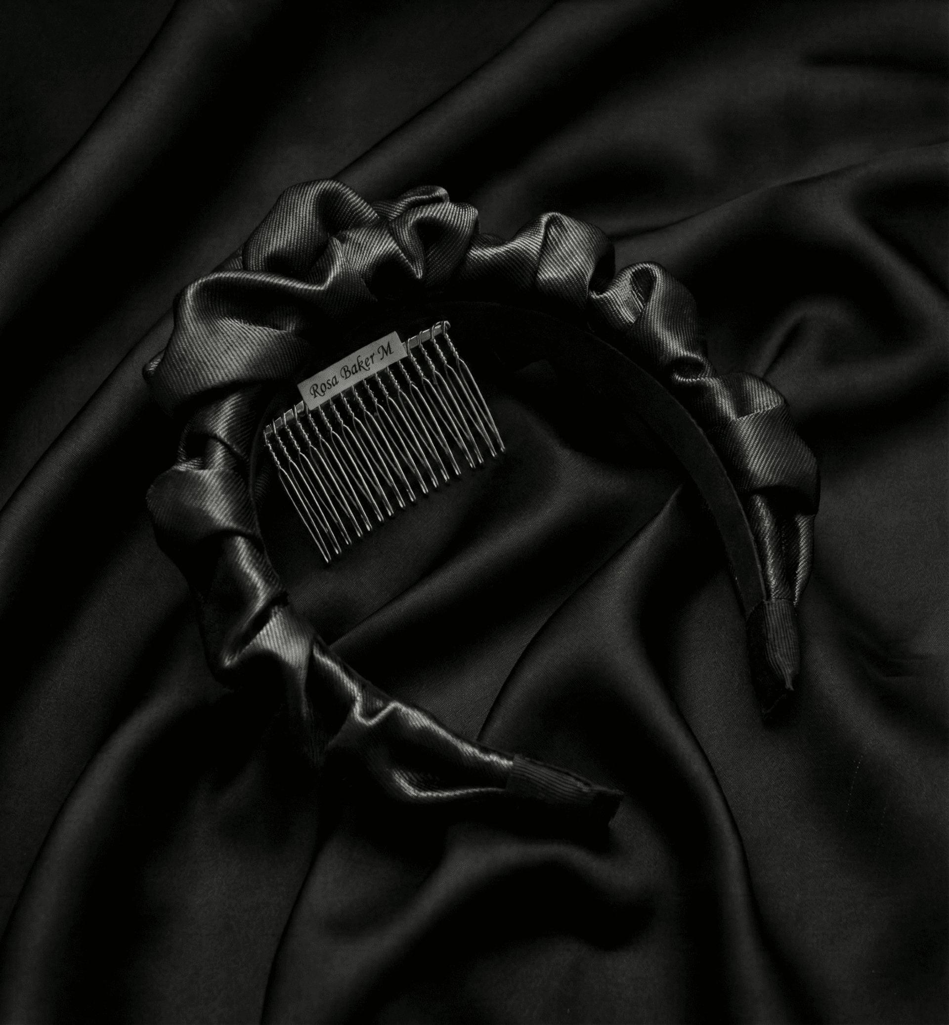 Diadema Tocado Betty Hecha a Mano - 8