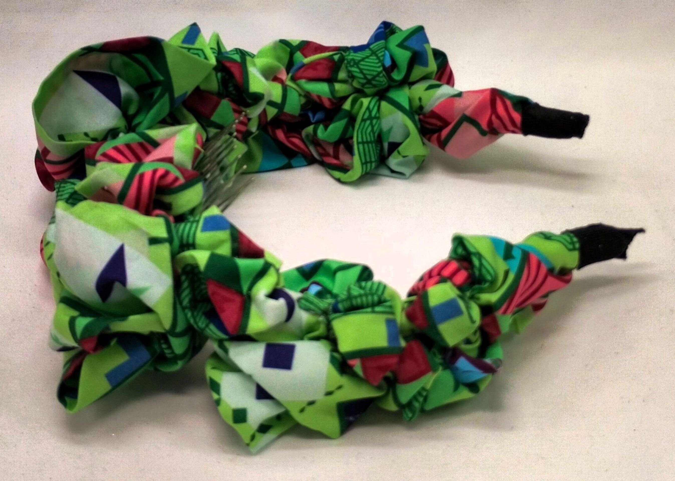 Diadema Tocado Cesária Hecha a Mano - 4