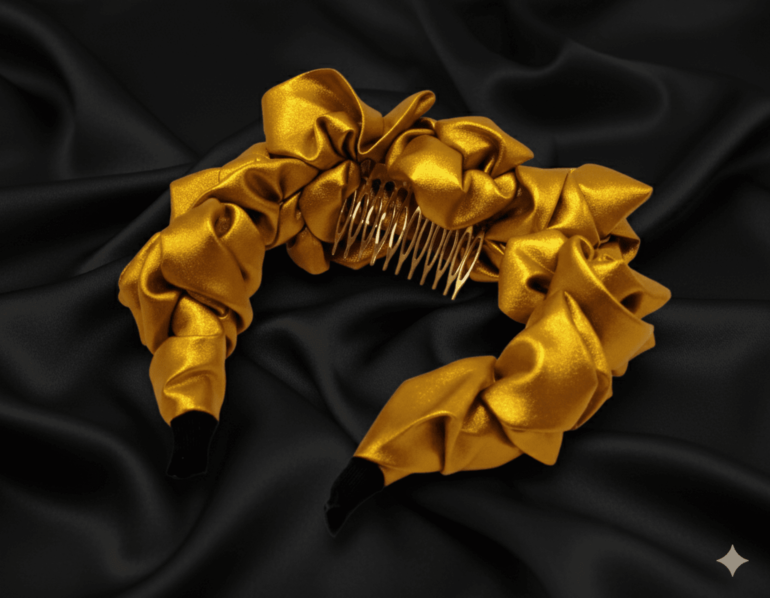 Diadema Tocado Cesária Hecha a Mano - 6