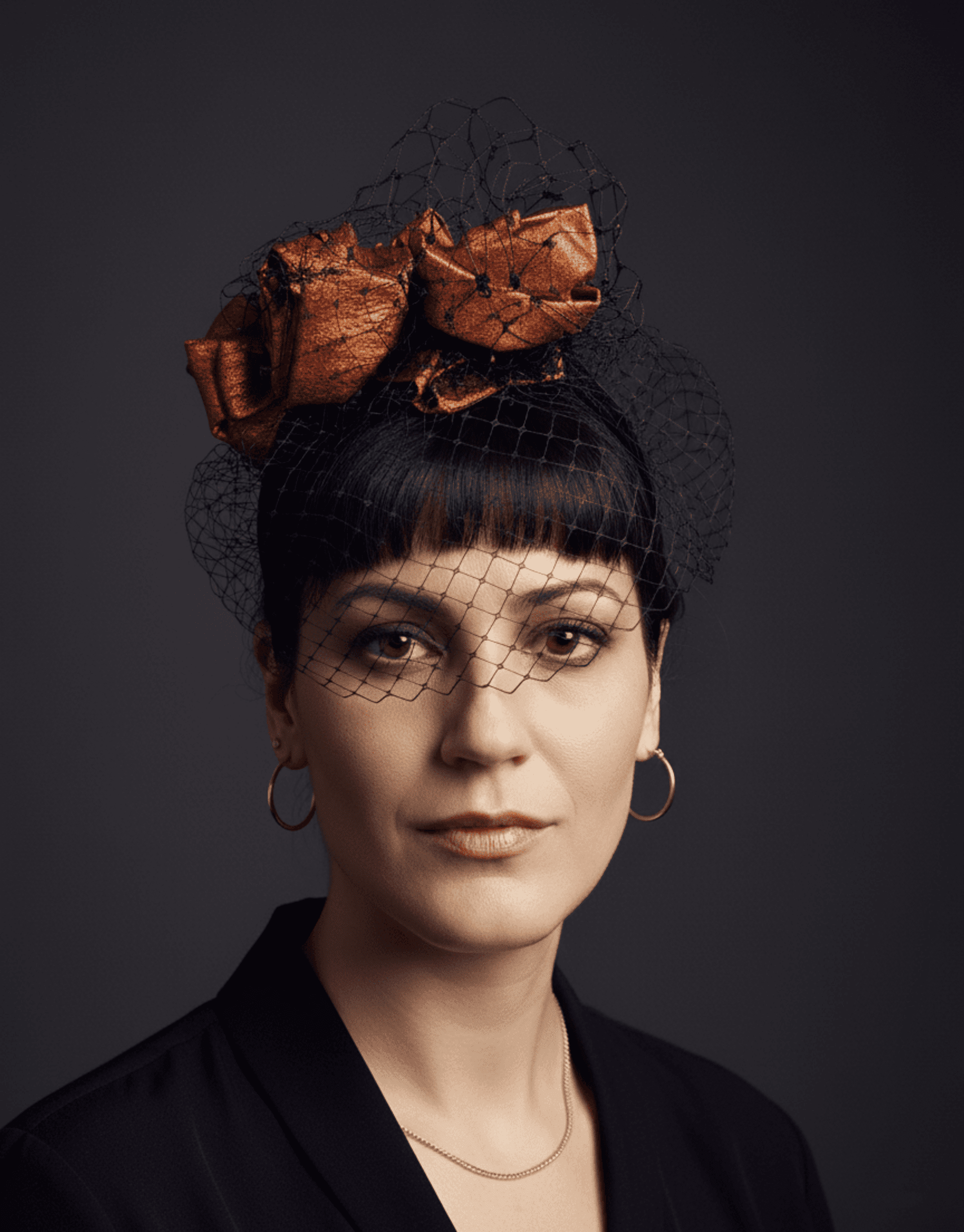 Tocado Diadema June Hecho a Mano - 7