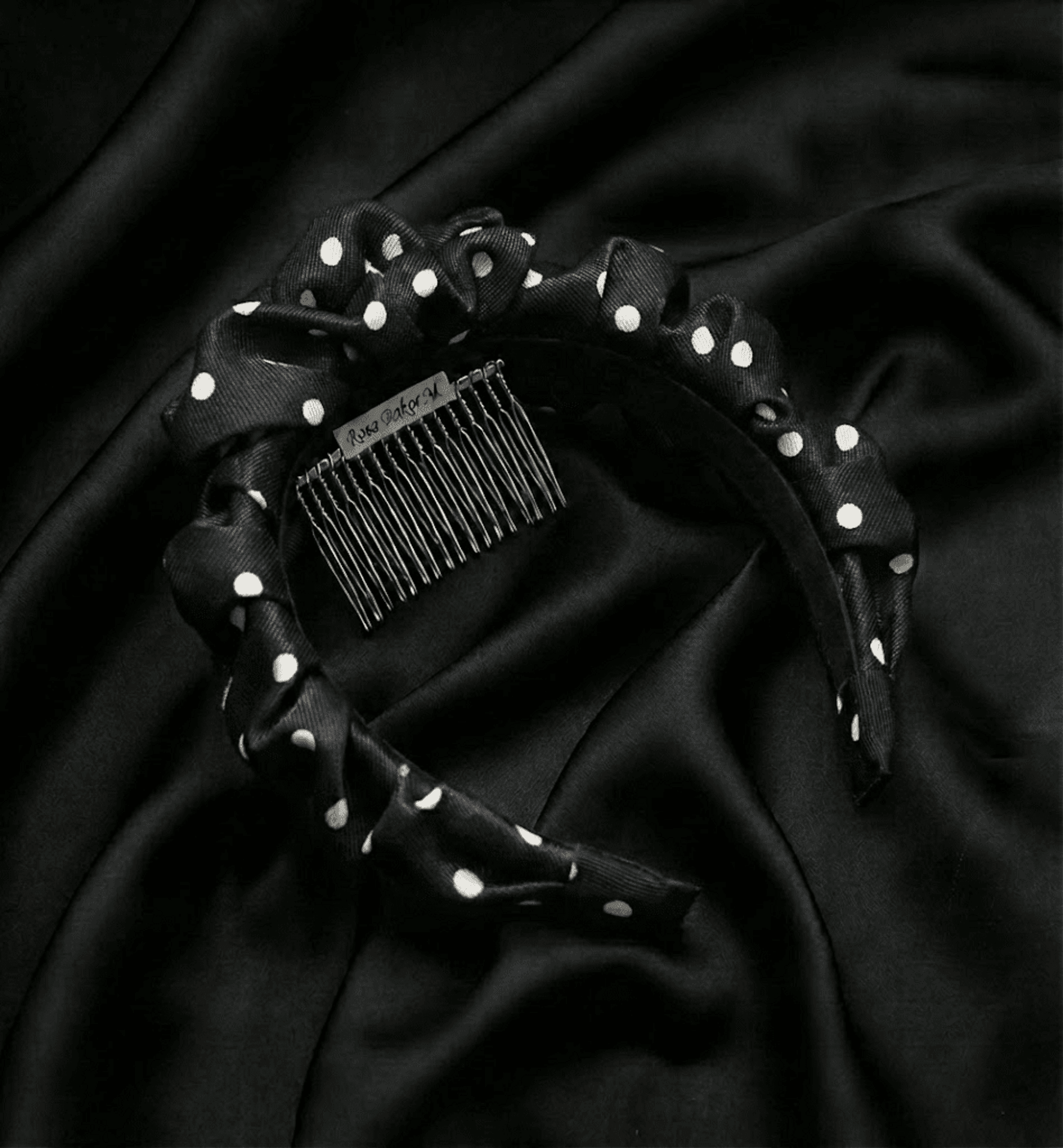 Diadema Tocado Betty Hecha a Mano - 2