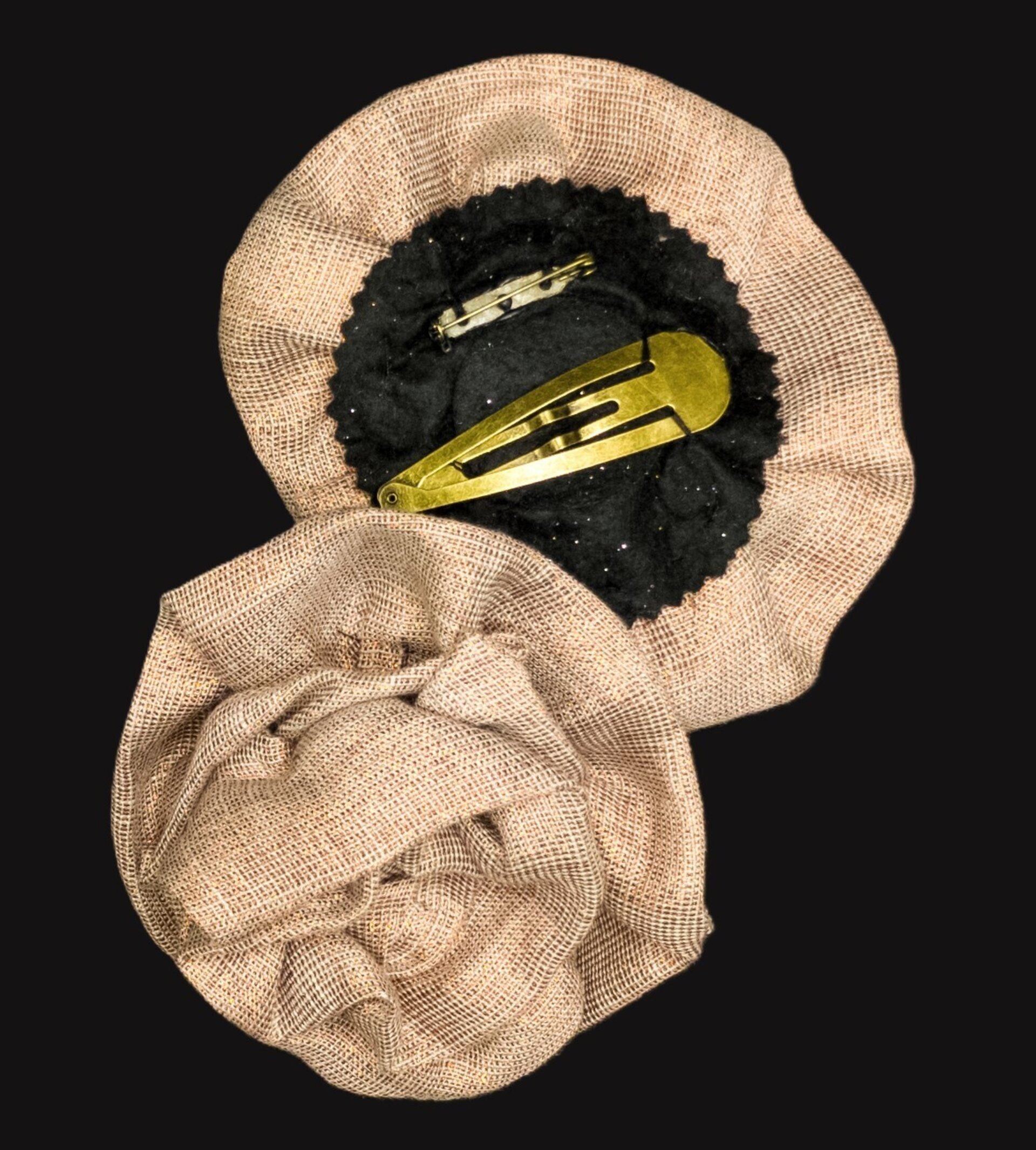 Broche Tocado Pasador Margarita Hecho a Mano - 3