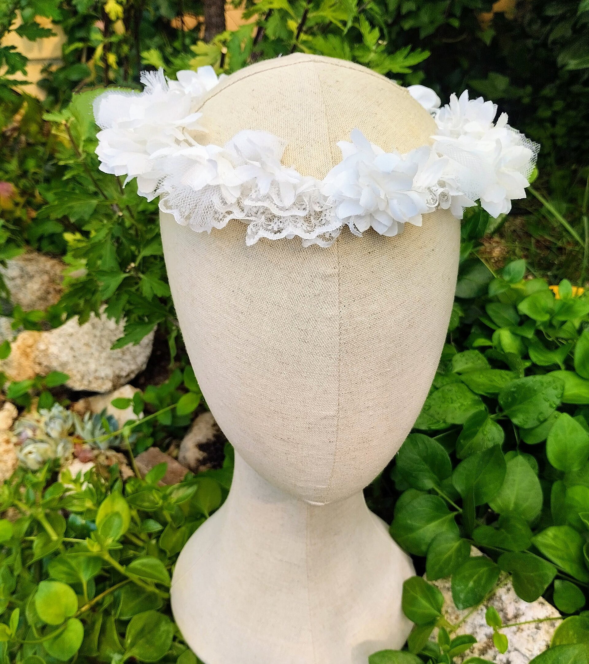 Corona Tocado Penina Hecha a Mano - 2