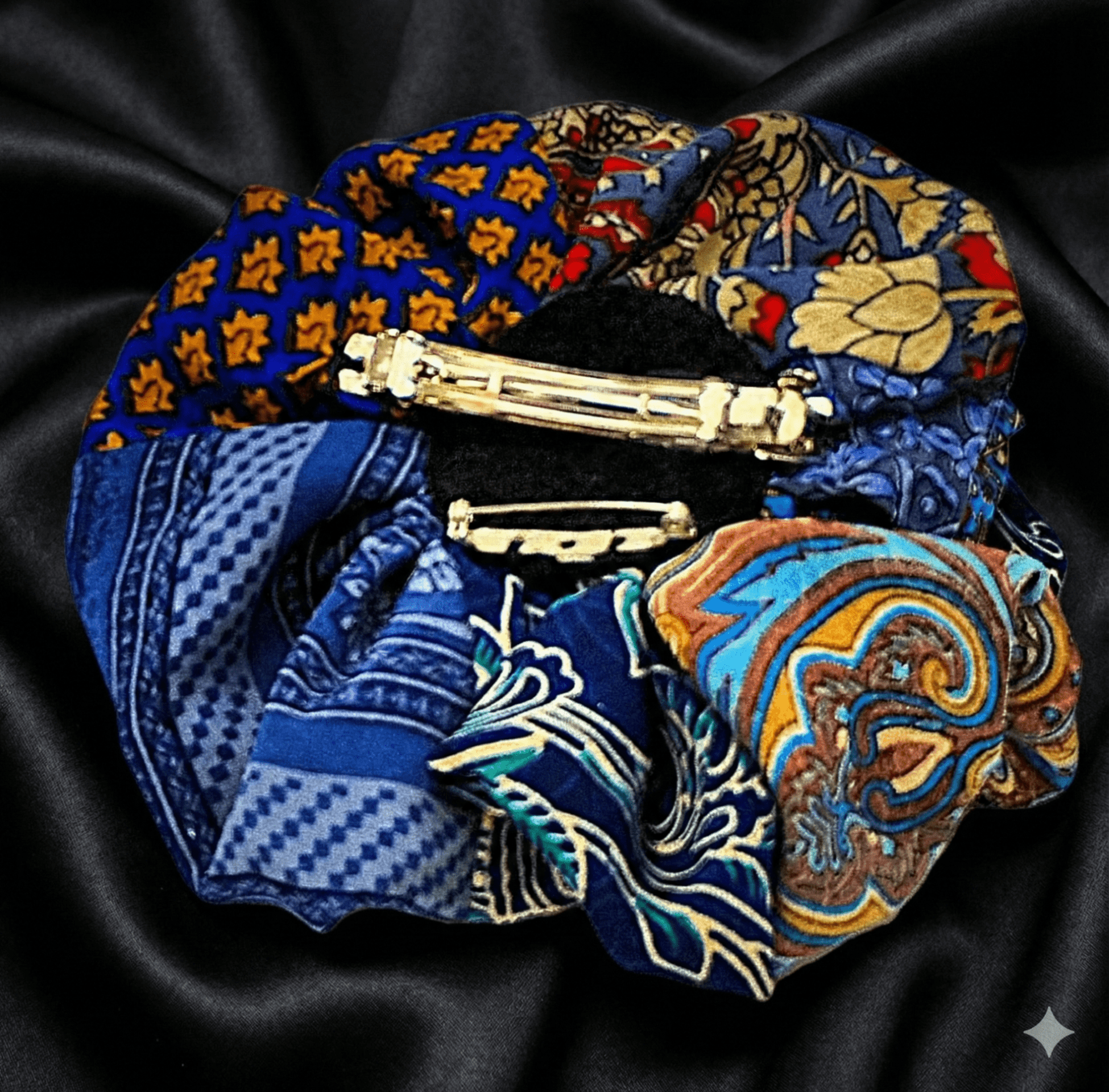 Broche Tocado Pasador Claudette Hecho a Mano - 3